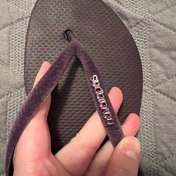 Purple Velvet Havaianas Flip Flops - Picture 2 of 4
